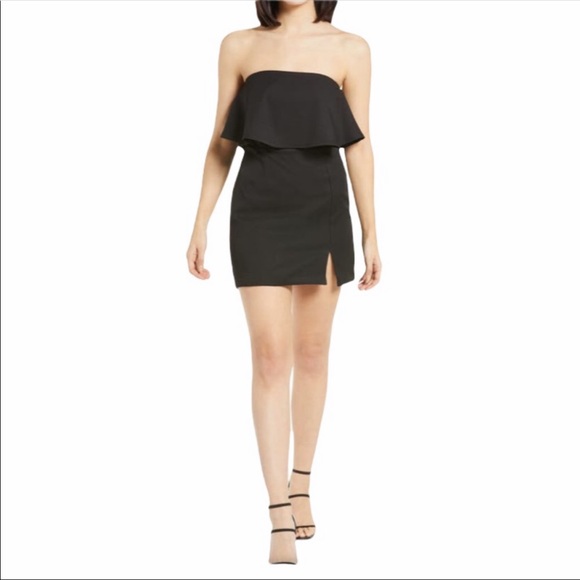 Lulus Dresses & Skirts - Lulu’s black strapless dress